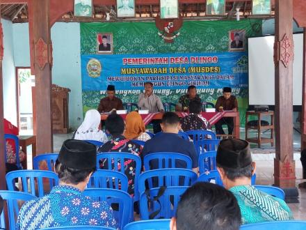 PELAKSANAAN MUSYAWARAH DESA RKPDES DESA DLINGO